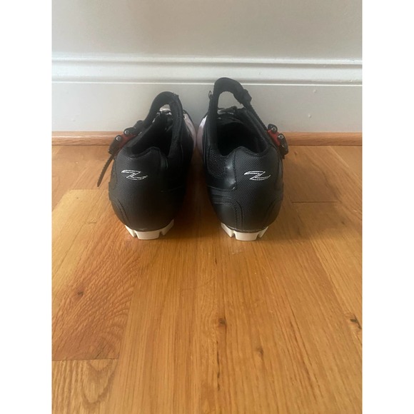 ZOL Cycling/Spin Shoes Black White Size Eur 42 equivalent to US 9 - Picture 3 of 8